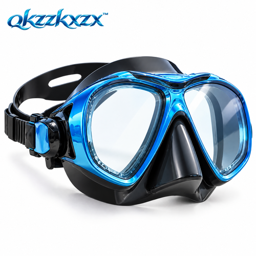qkzzkxzx™ Adult Snorkeling Mask — White background