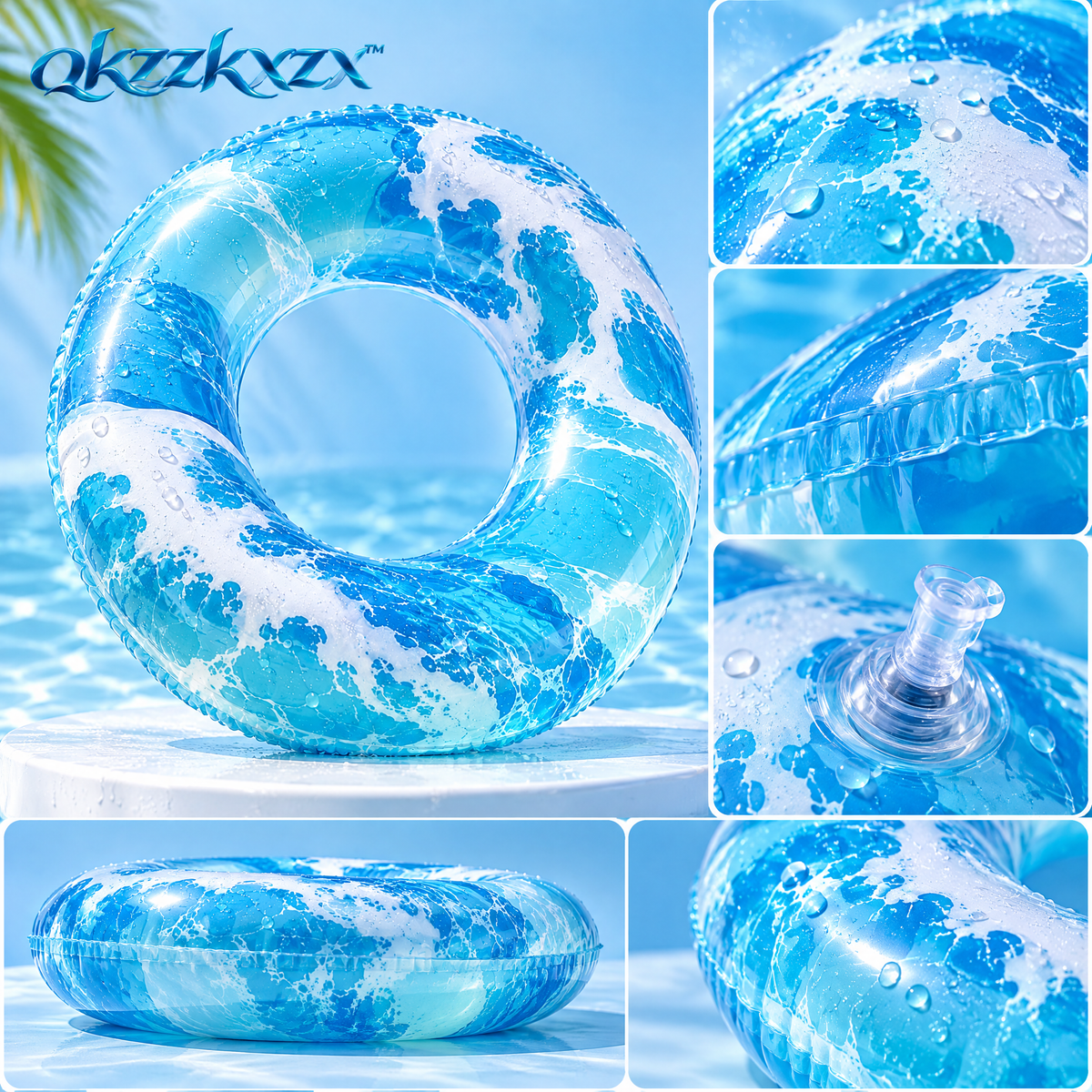 qkzzkxzx™ Inflatable Swim Ring & Pool Float — Details
