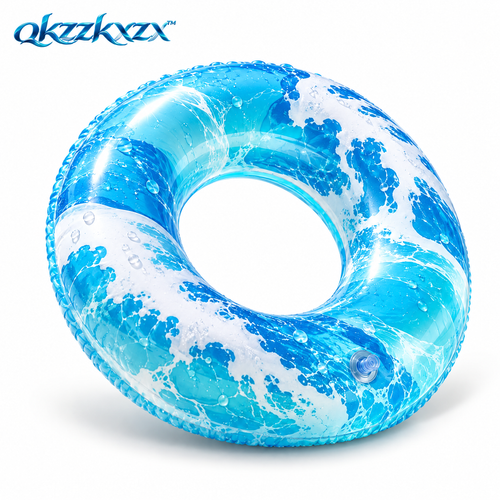 qkzzkxzx™ Inflatable Swim Ring & Pool Float — White background